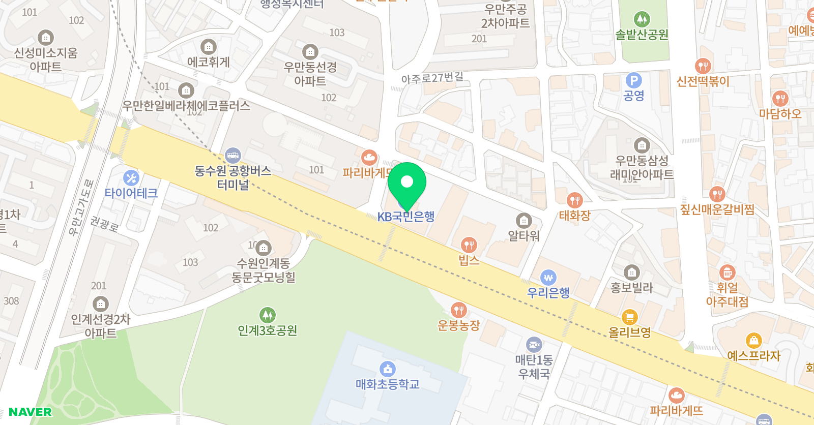 예스 외국어학원 위치