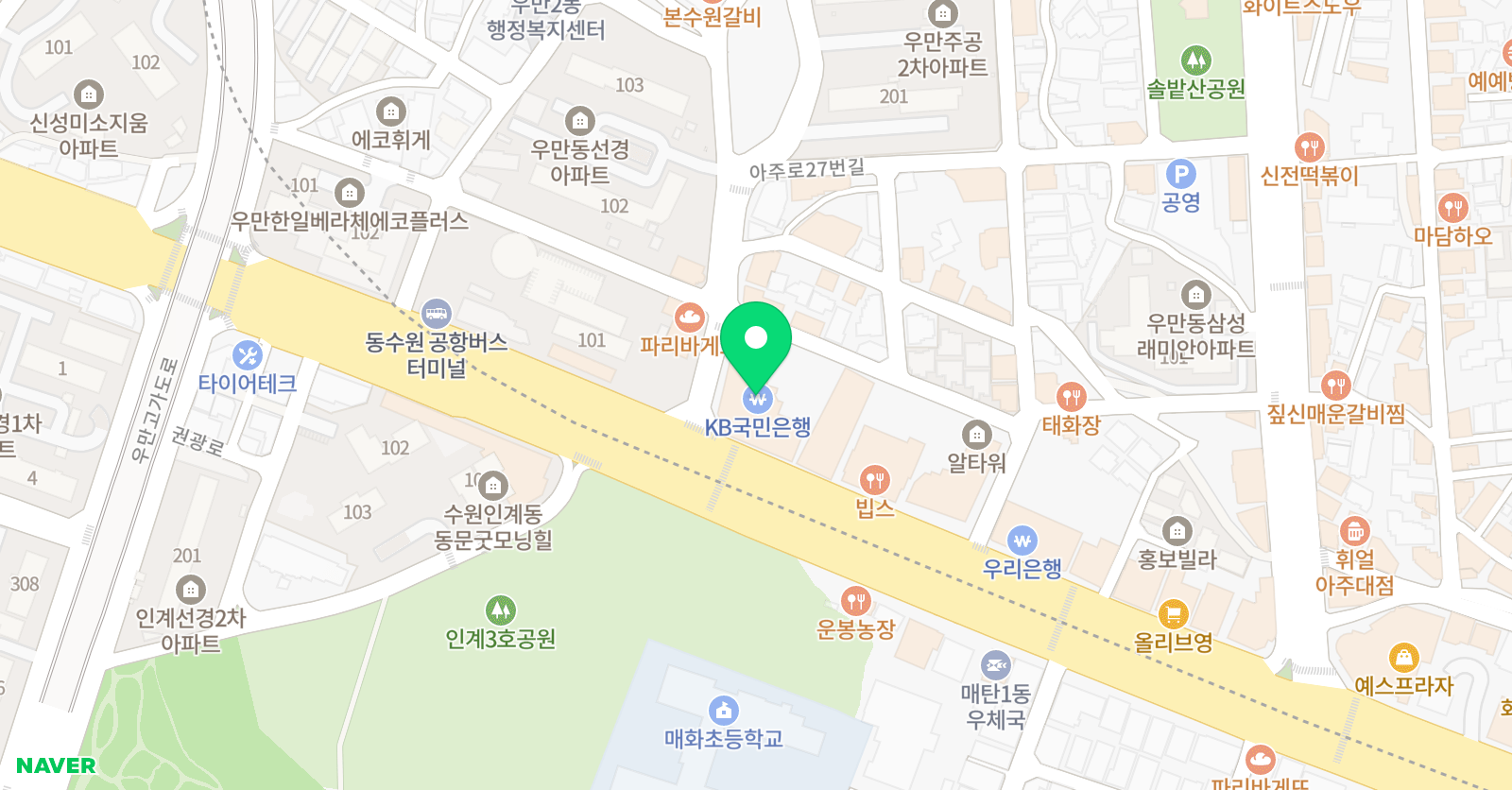 제이원 학원 위치