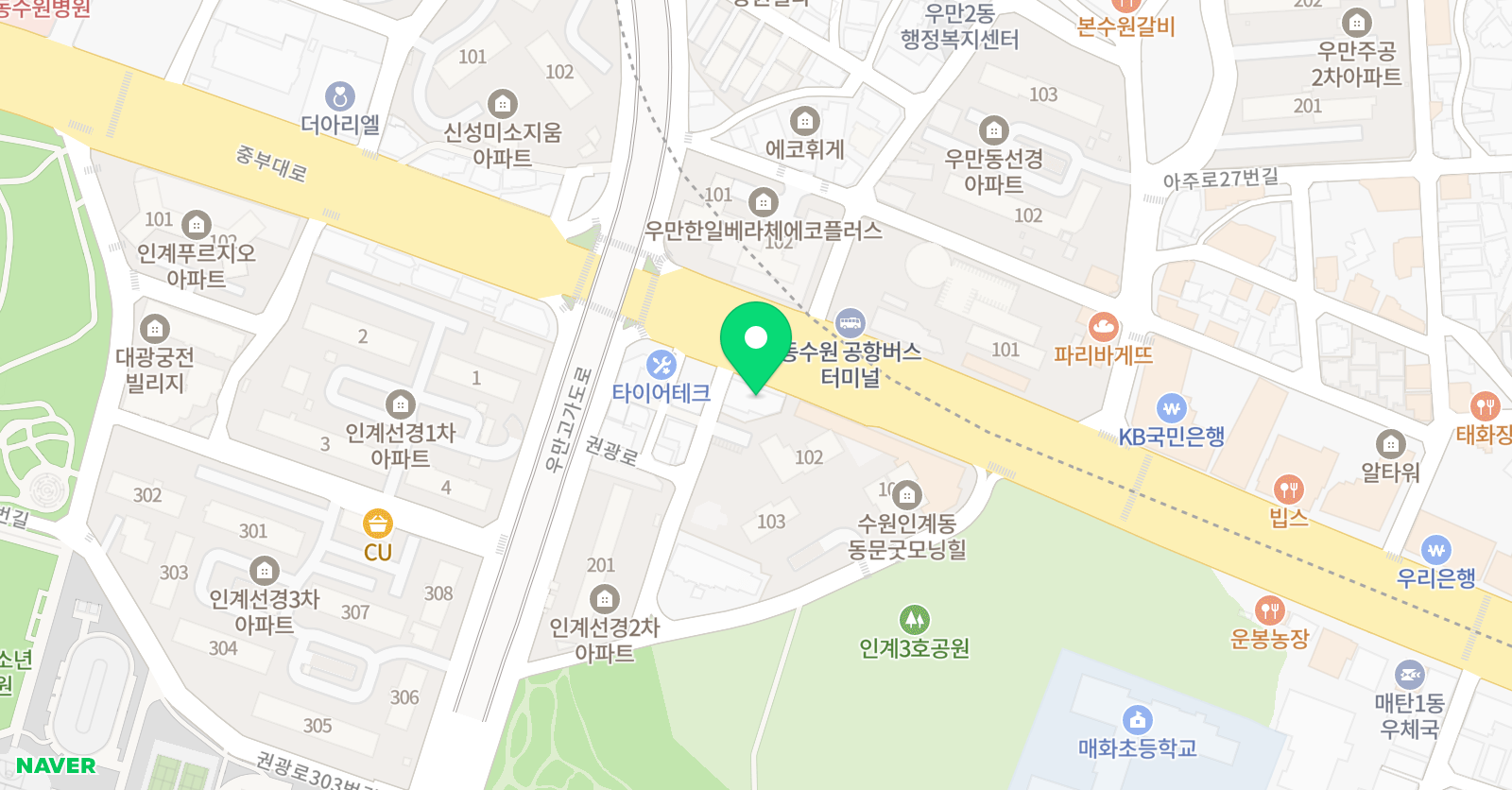 SJ 과학전문학원 위치