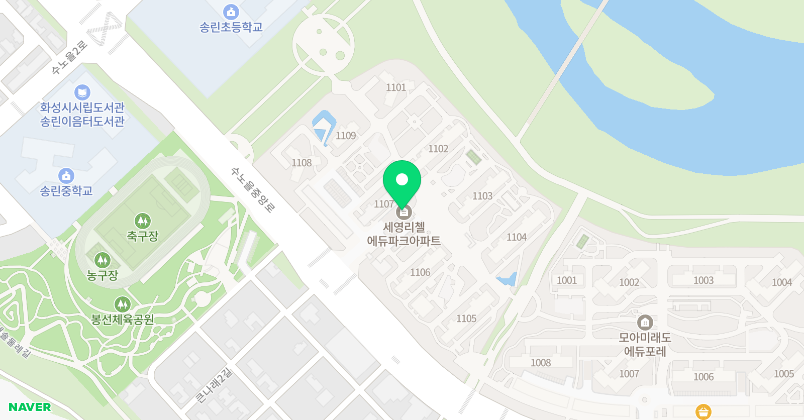 세영리첼 영어전문공부방 위치