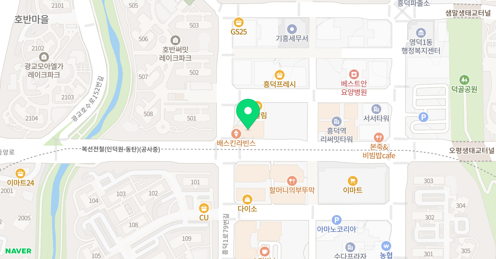 유지영발레스튜디오 학원 위치
