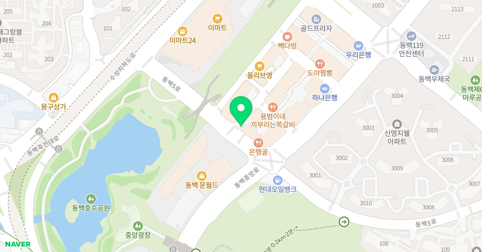 동백 에이스타 미술학원 위치