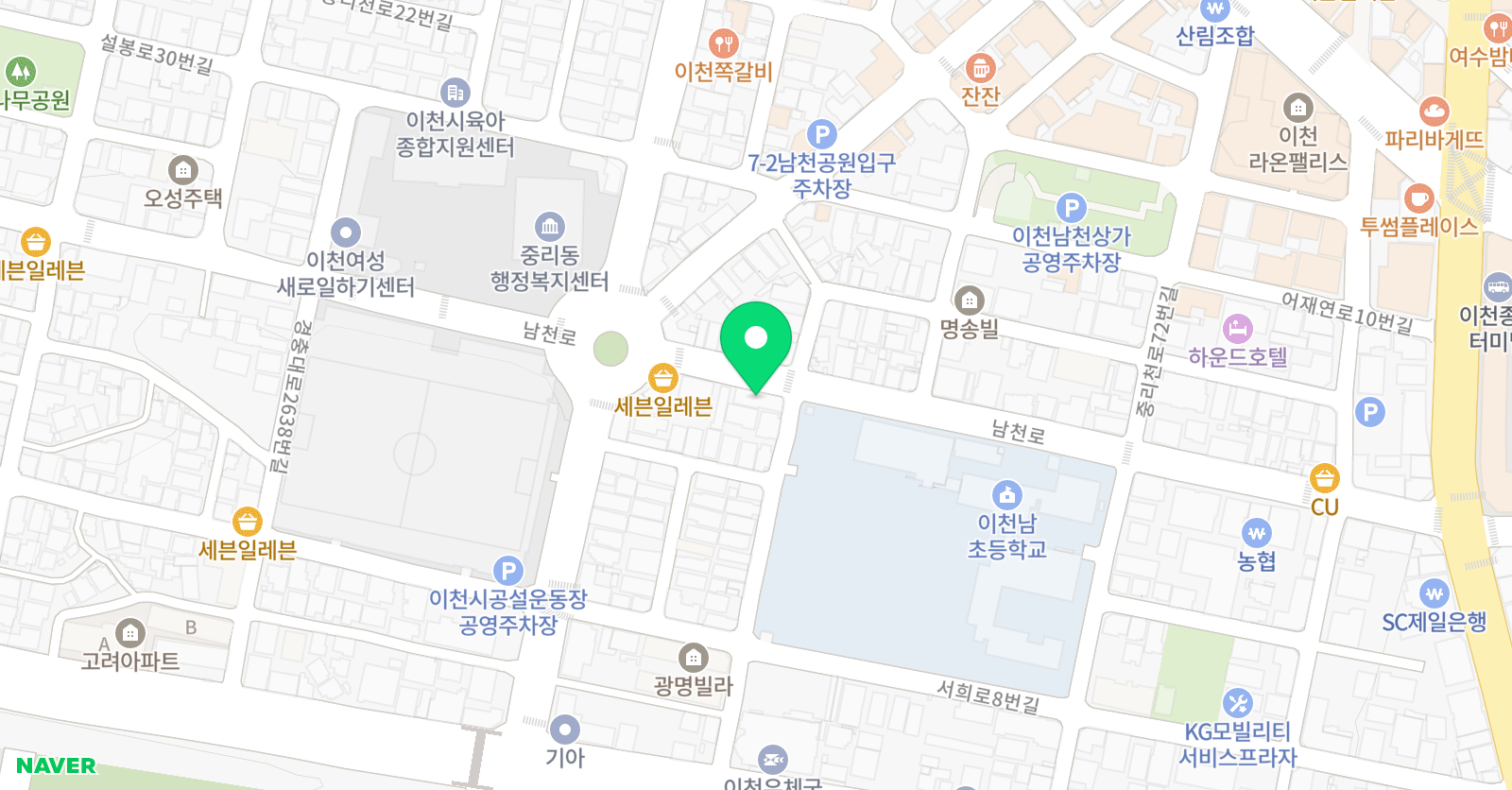 더에밀리 무용학원 위치