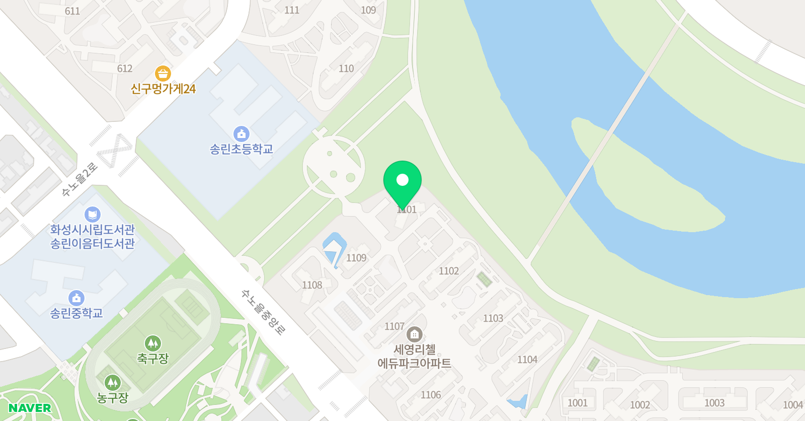 하이수학국어 위치