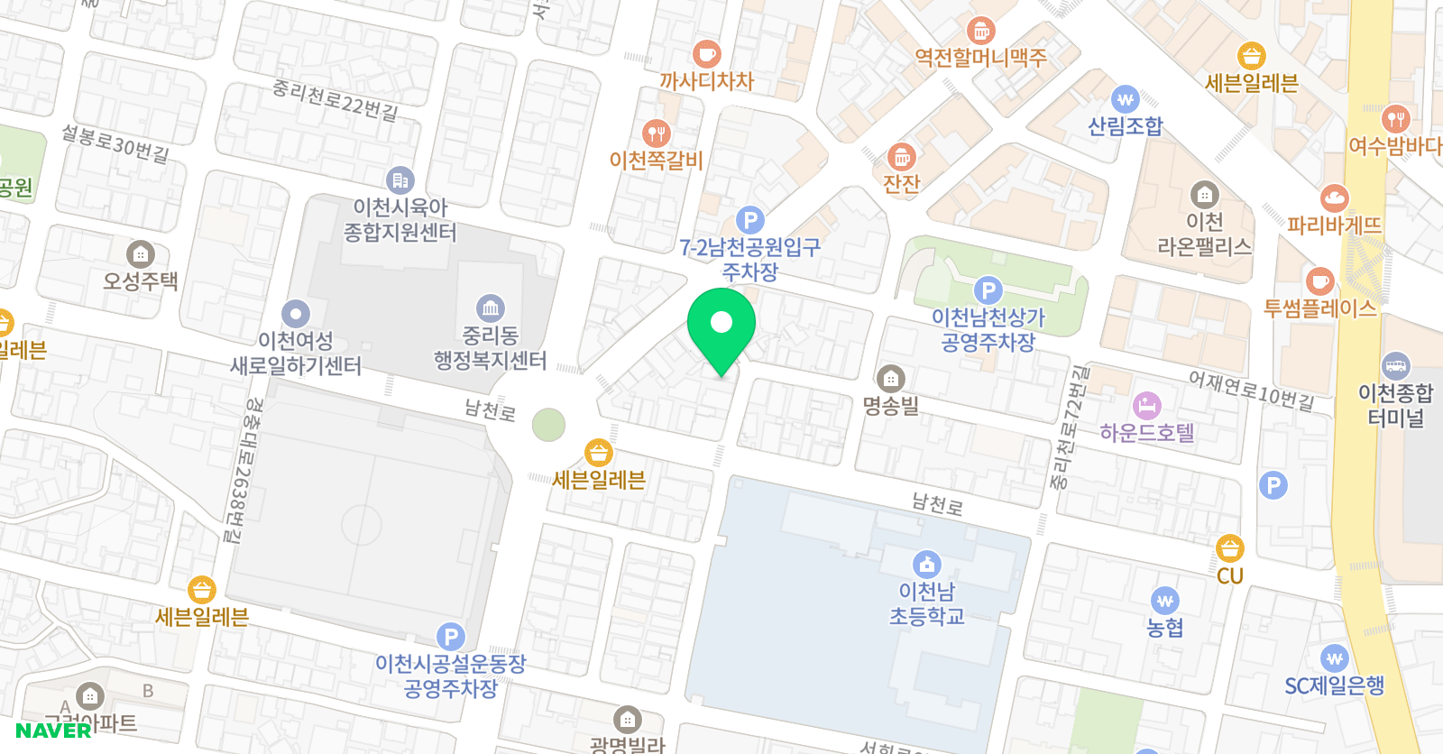 삼성 영어 이천남교실 위치