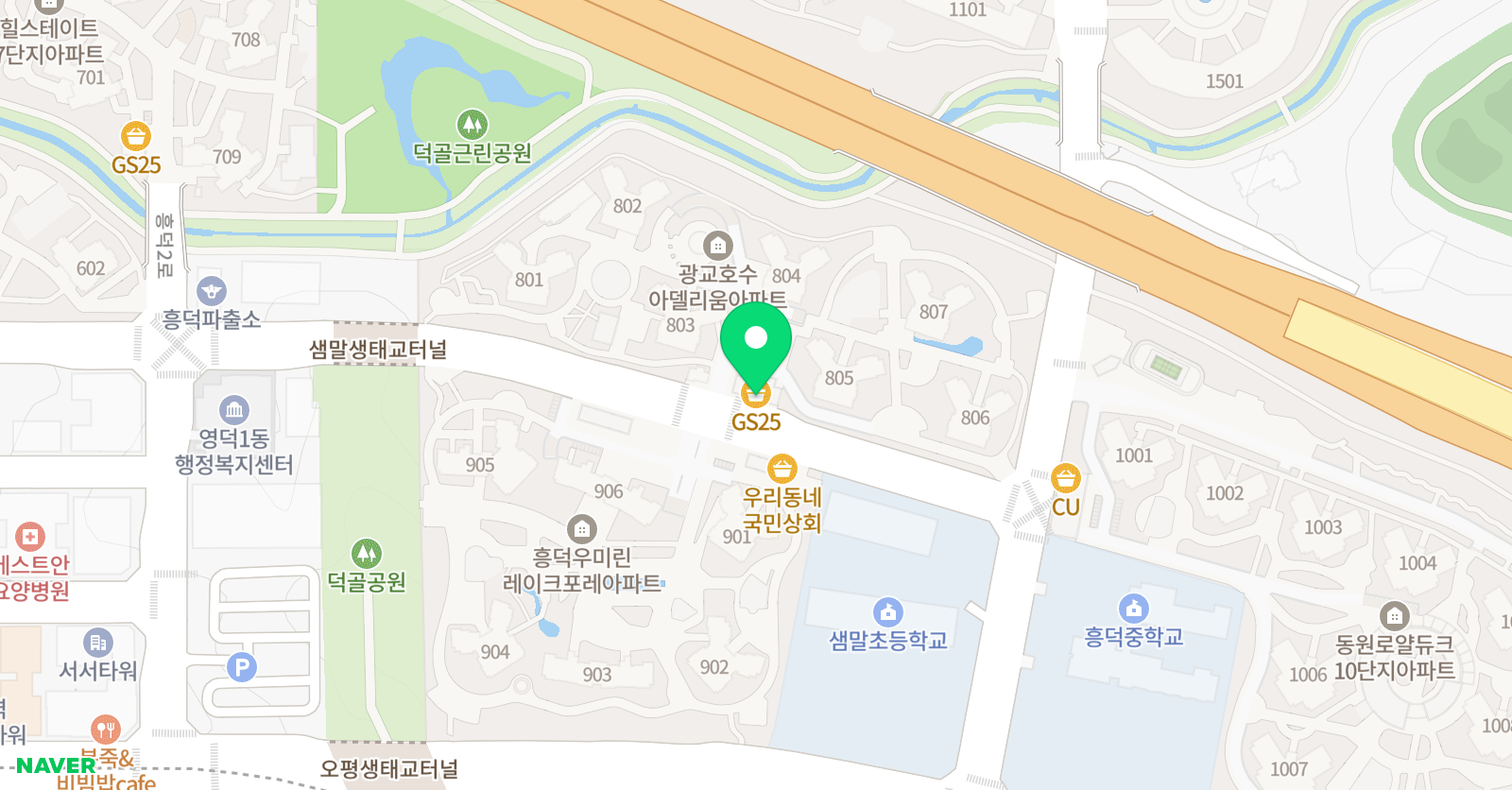 장쌤 수학교습소 위치