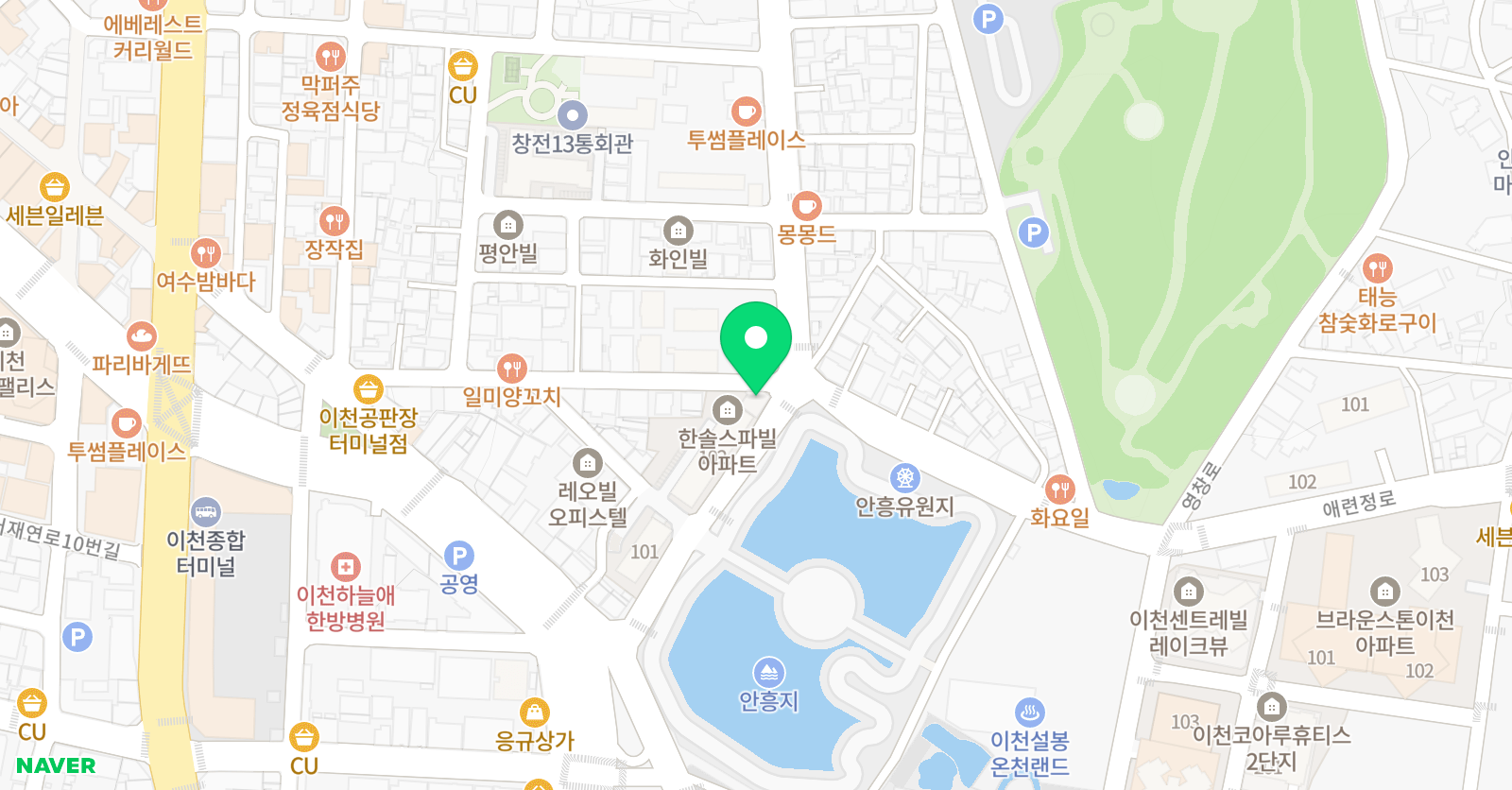 아뜰리에 디다보다 위치