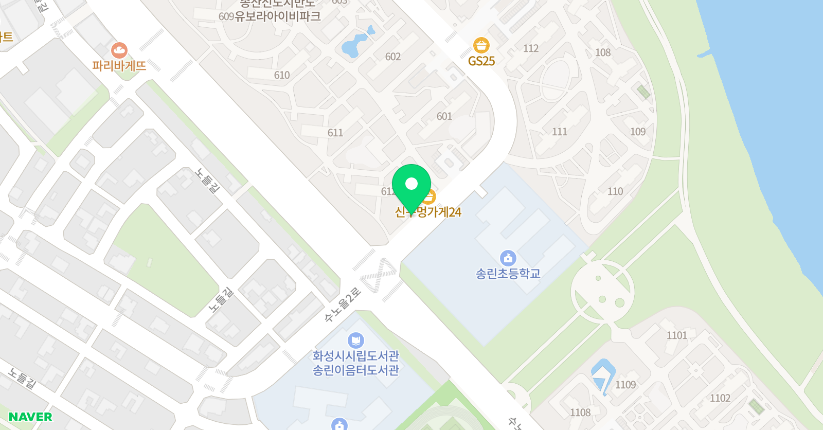 피아노의숲 새솔점 위치