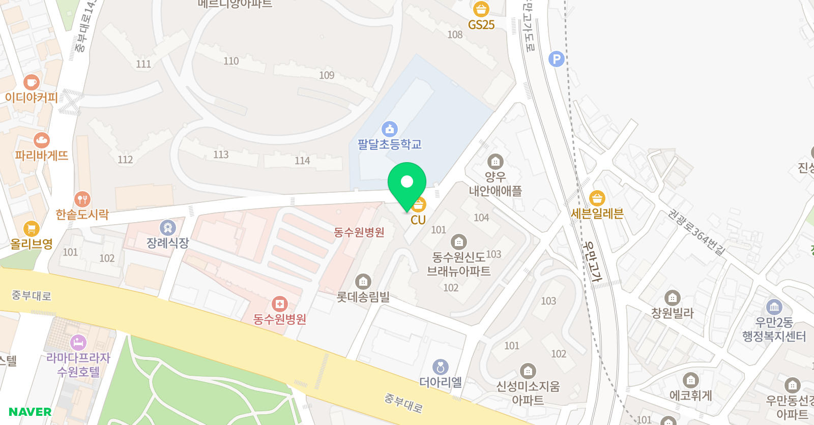 아뜰리에쏘 미술학원 위치
