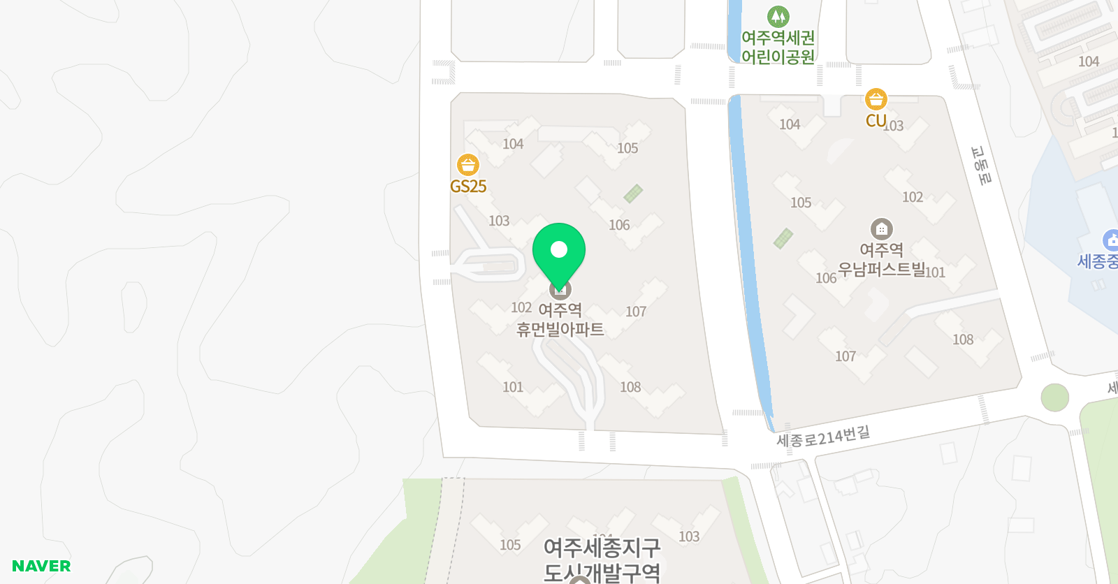 아소비 여주역휴먼빌점 위치