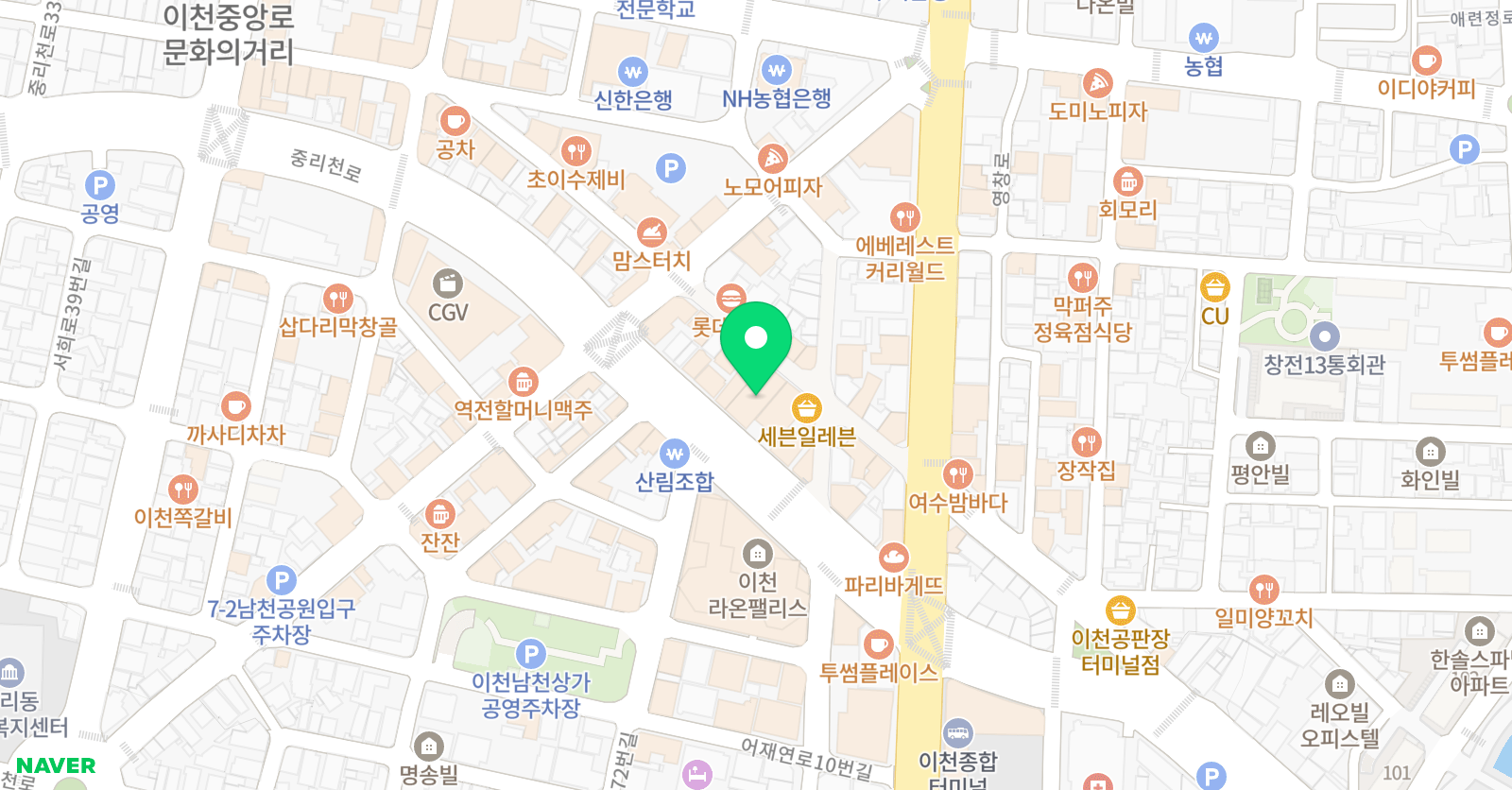 치래봄 위치