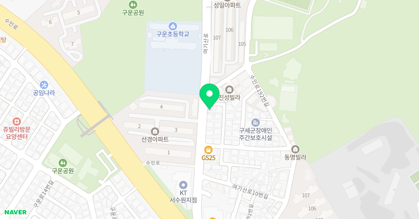 이든샘 음악학원 위치