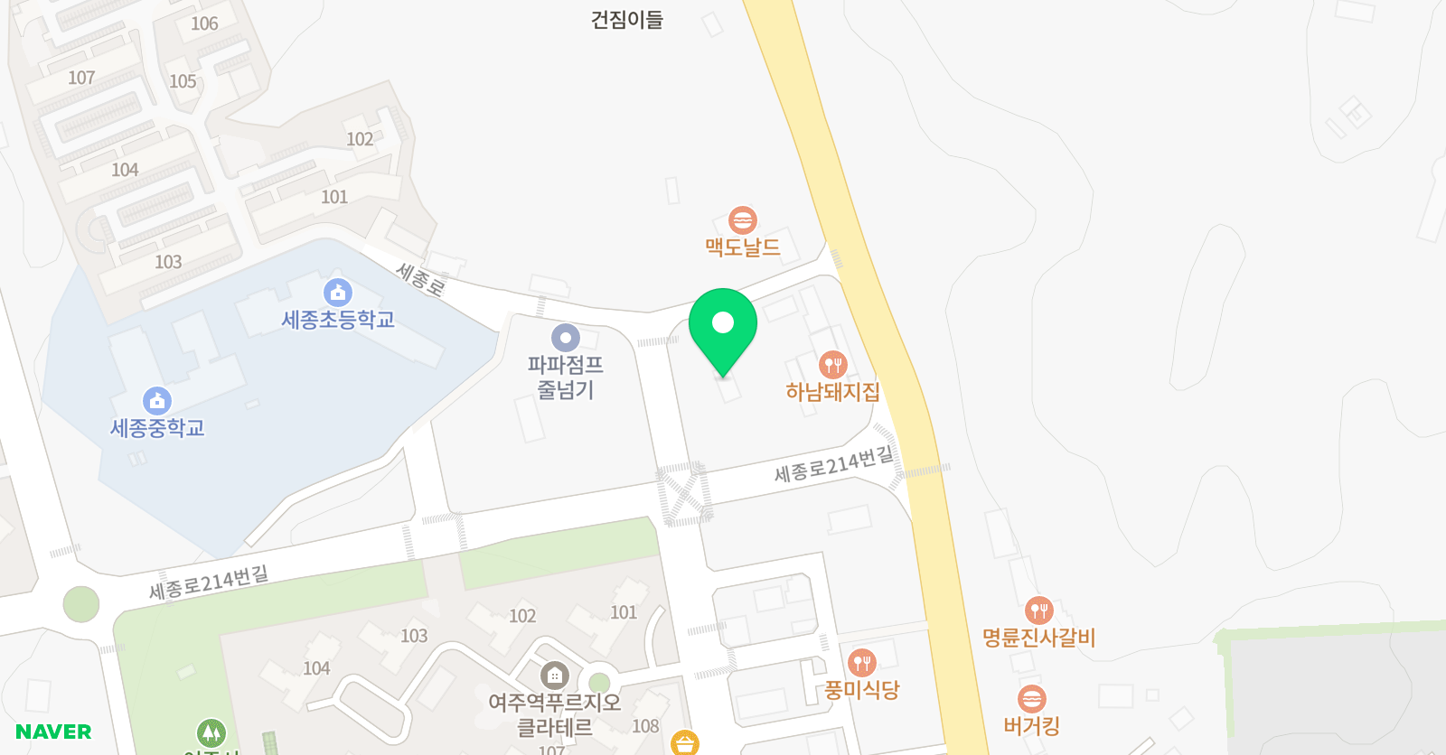 한우리 독서토론논술 여주지부 위치