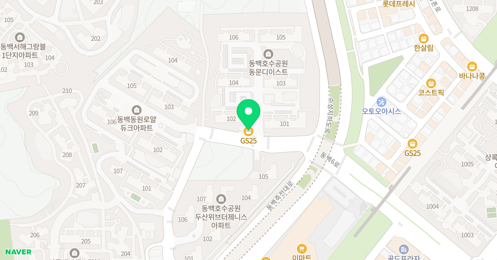 도토리나무 음악교습소 위치
