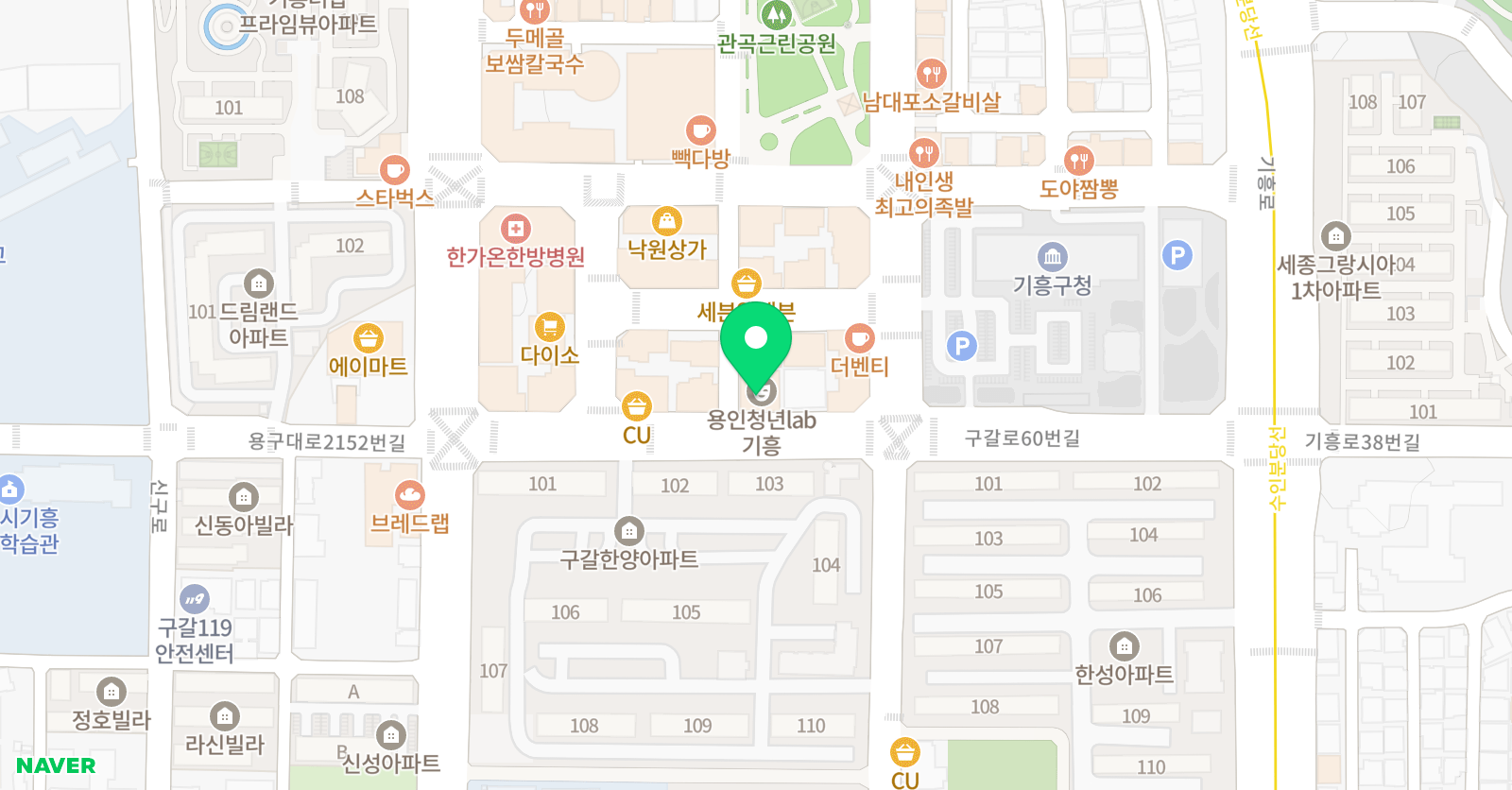 와와 학습코칭센터 기흥구청점 위치