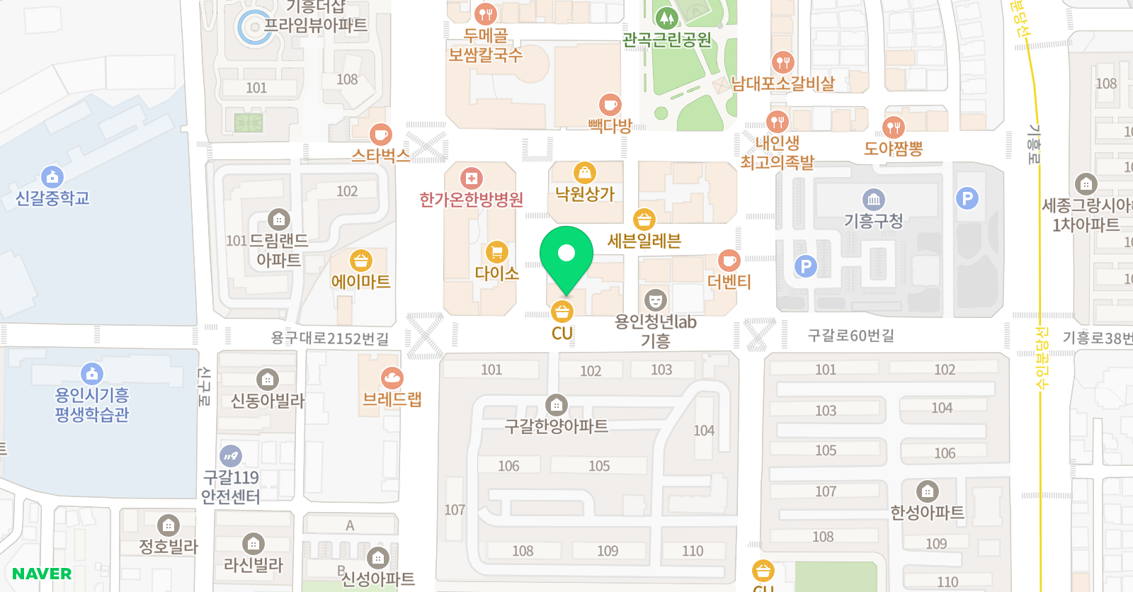버프댄스학원 위치