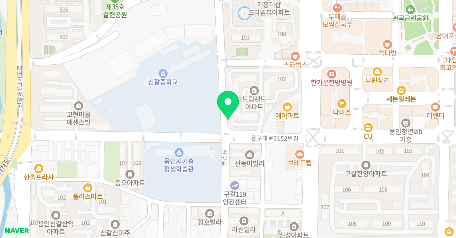 드림 주산암산 교습소 위치