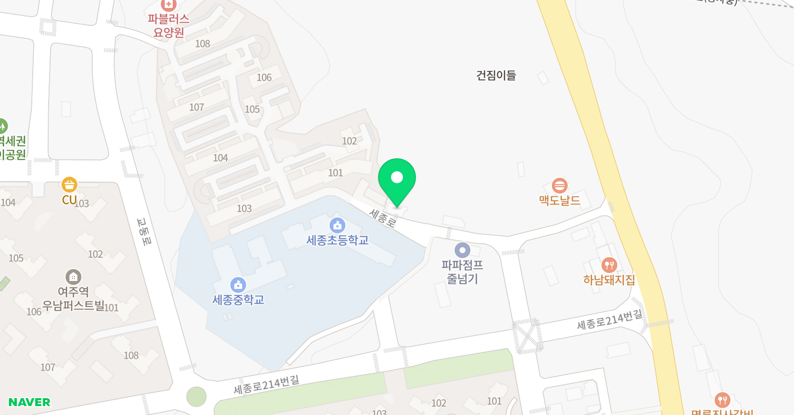 최상위 수학전문학원 위치