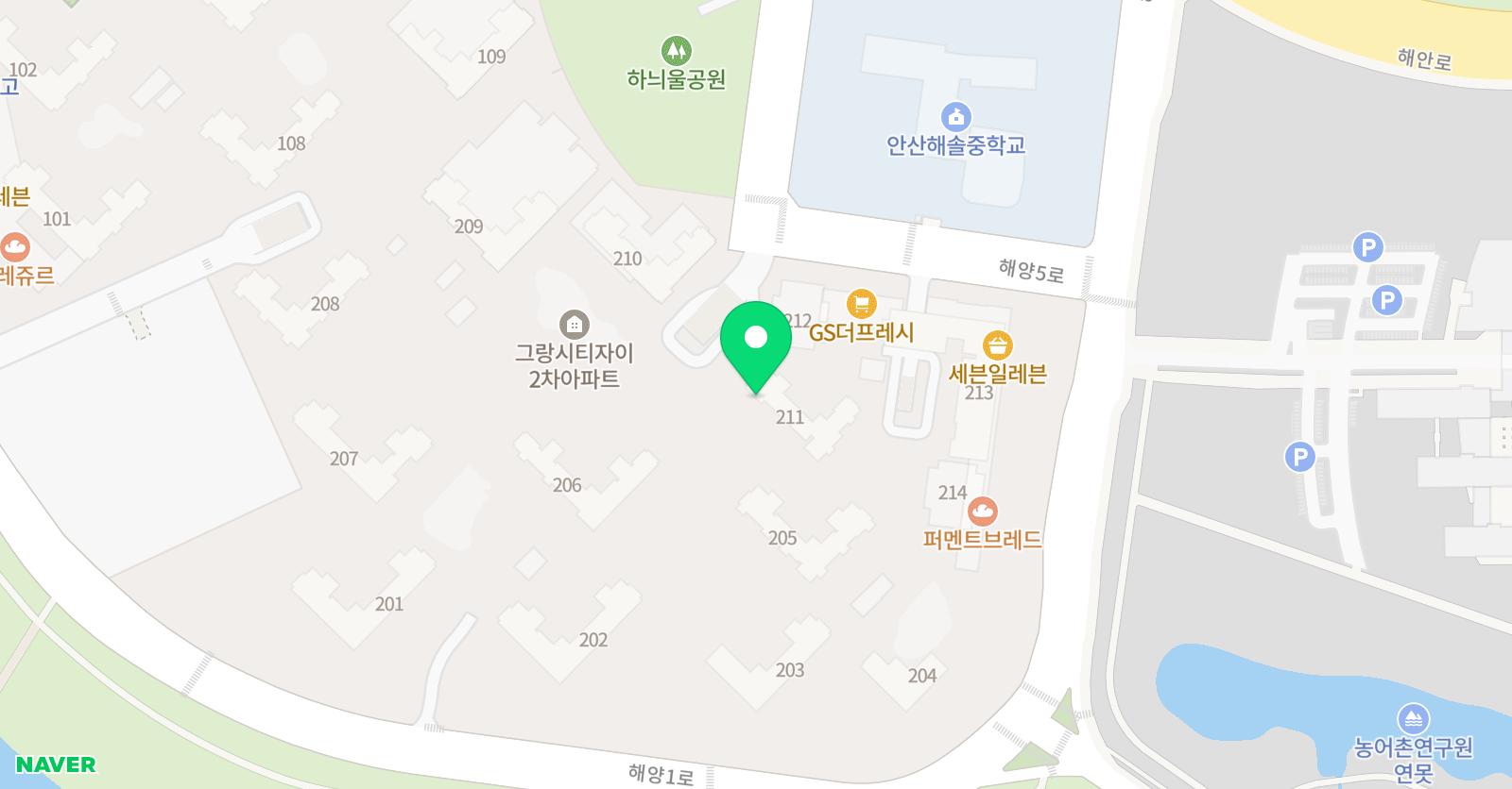 키즈엔 리딩 안산그랑자이점 위치