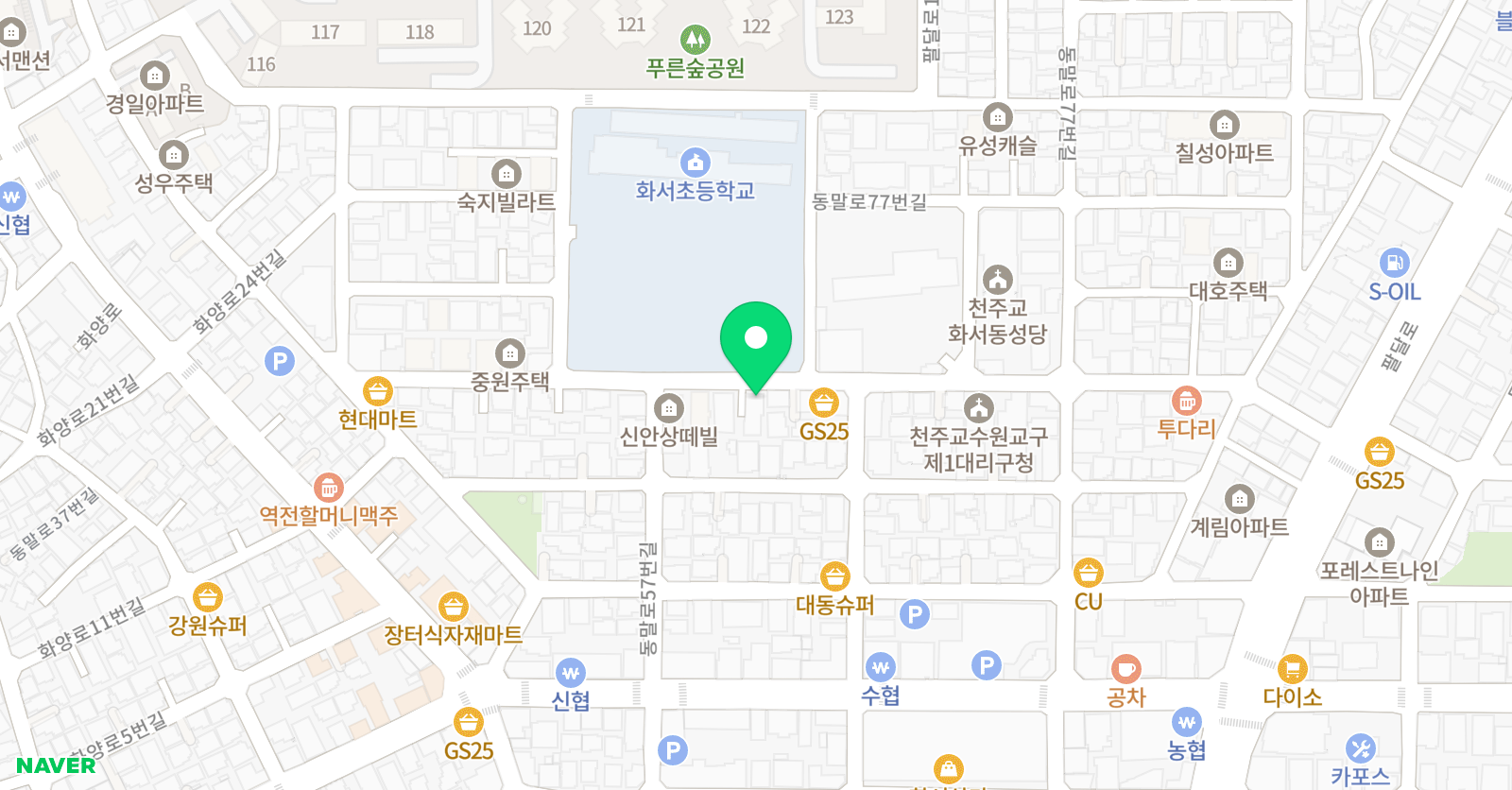고마리 독서논술 위치