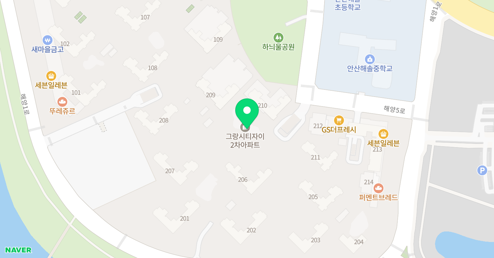 윤선생 우리집앞영어교실 안산그랑시티자이점 위치