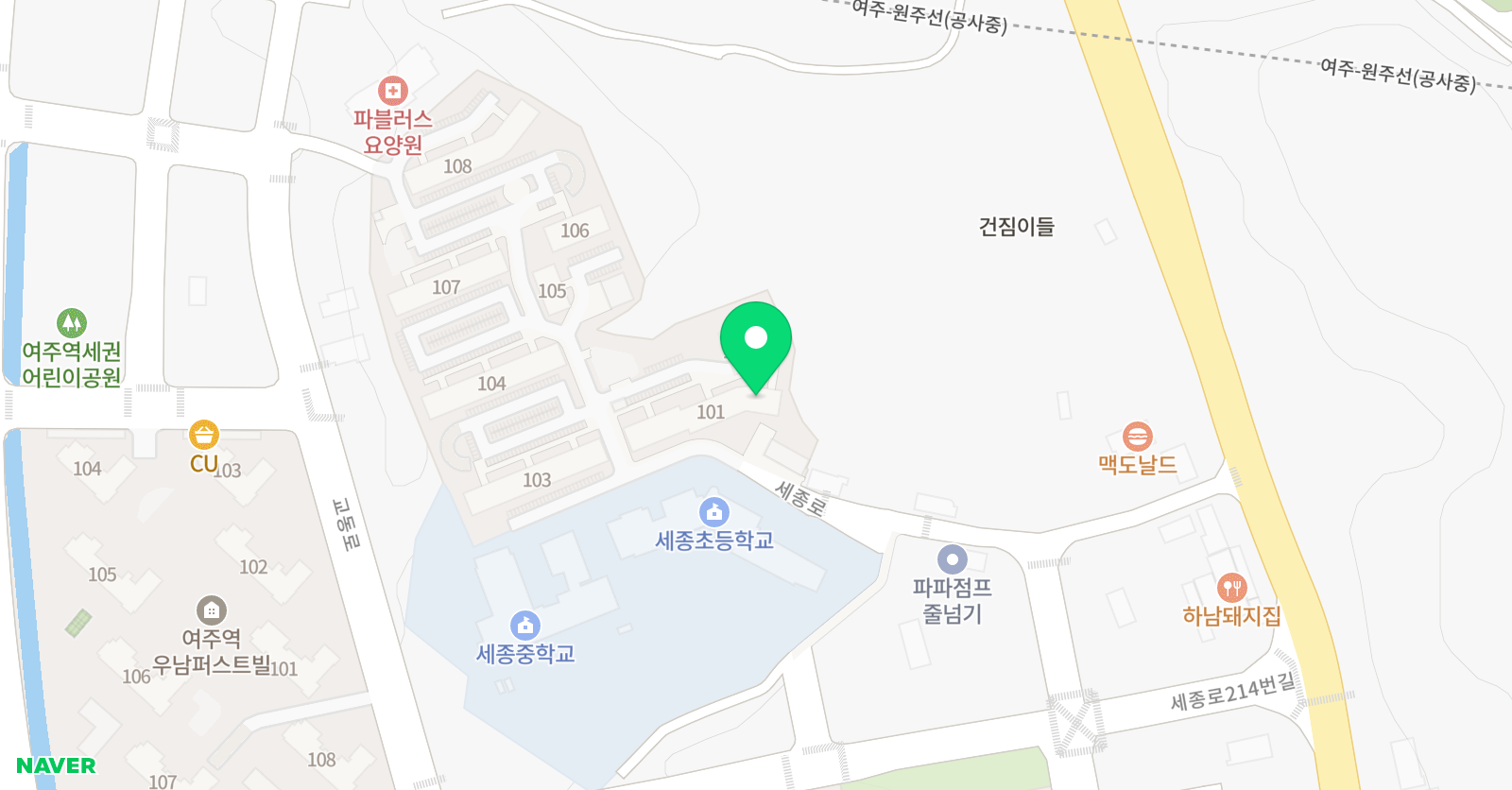 푸름 공부방 위치