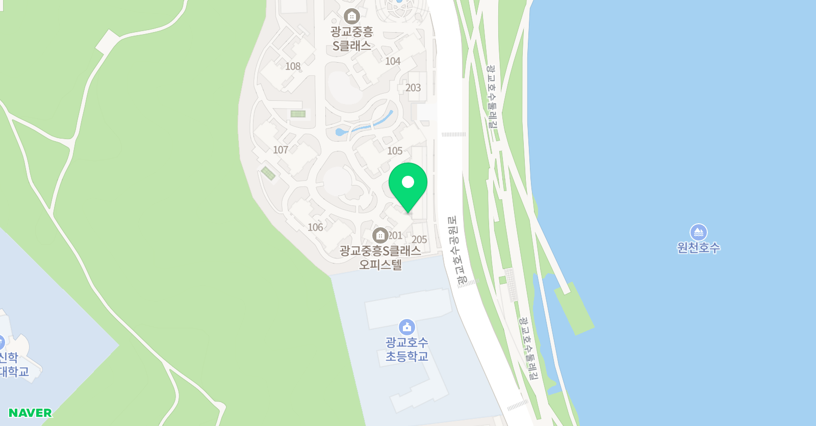 용인대호수 태권도장 위치