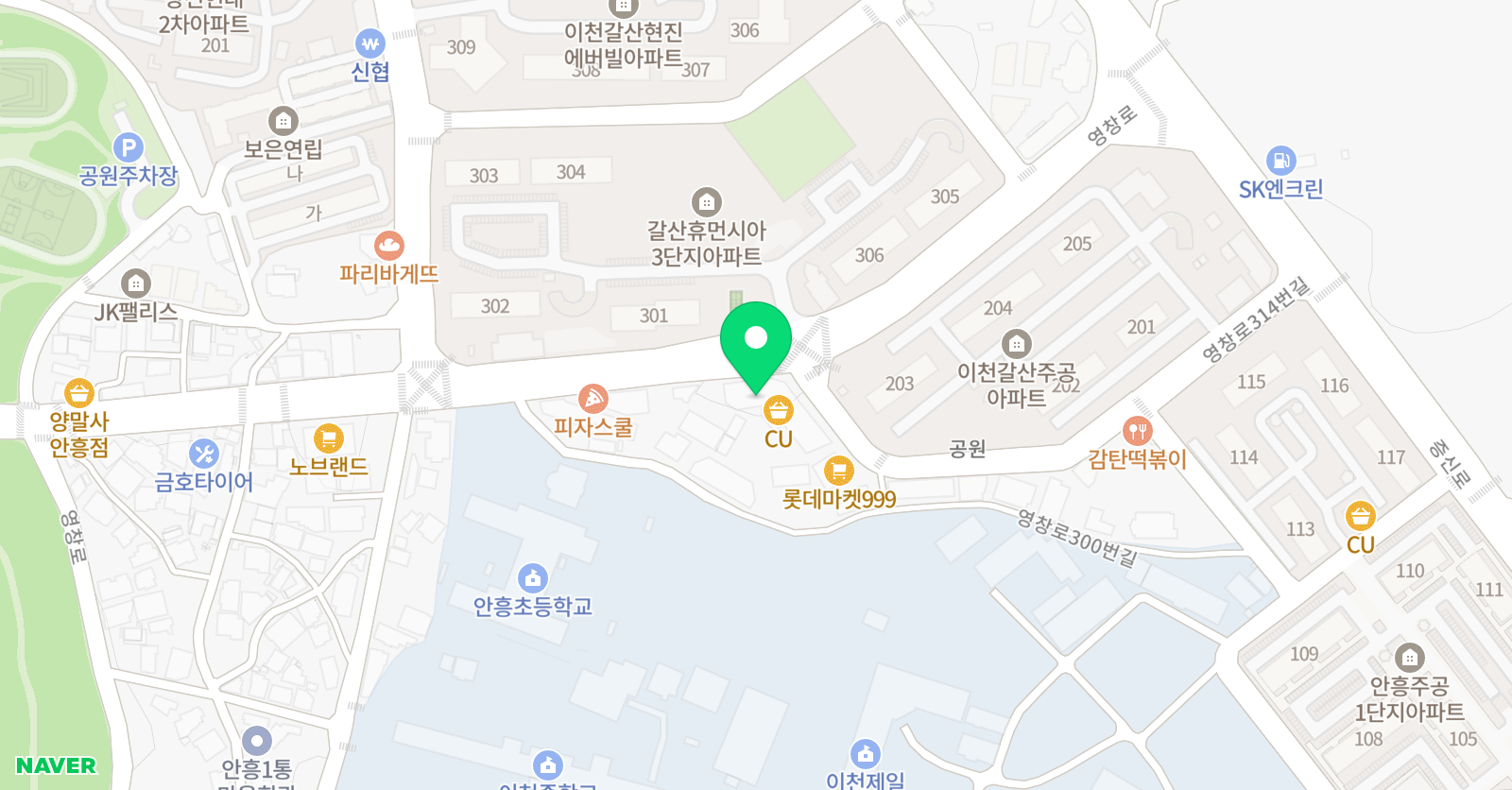 와와 학습코칭 갈산학원 위치