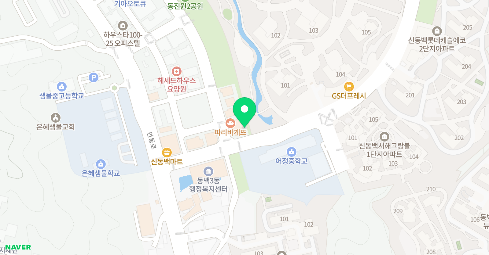 루트엠 수학영어학원 위치