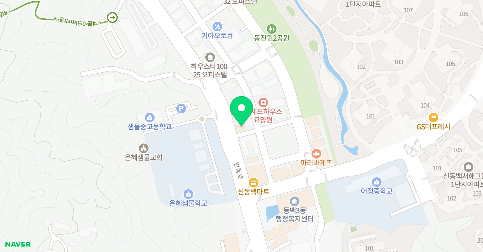 세레나 영어학원 위치