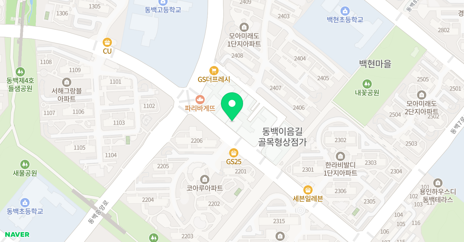 동100 수학학원 위치