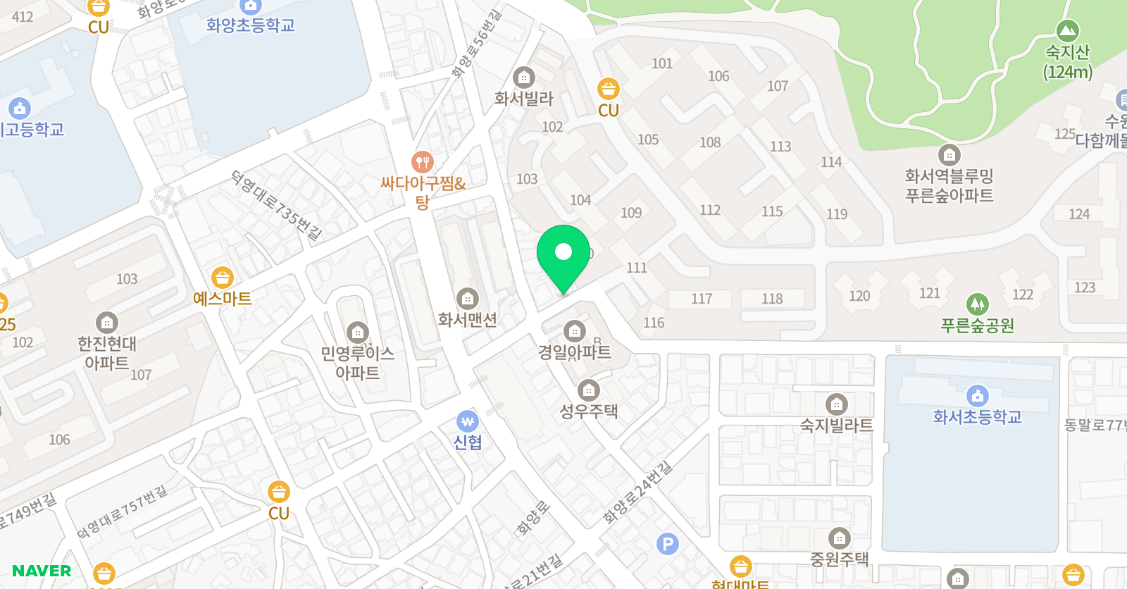 스마트해법 영어 블루밍점 위치