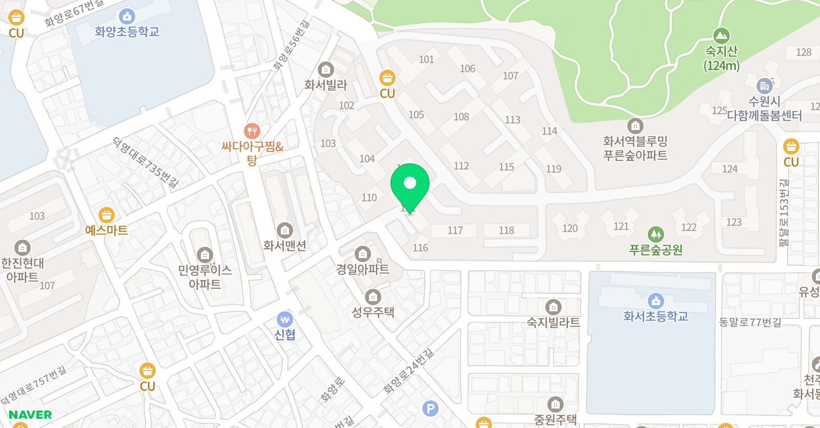 솔루니 블루밍푸른숲 홈스쿨 위치