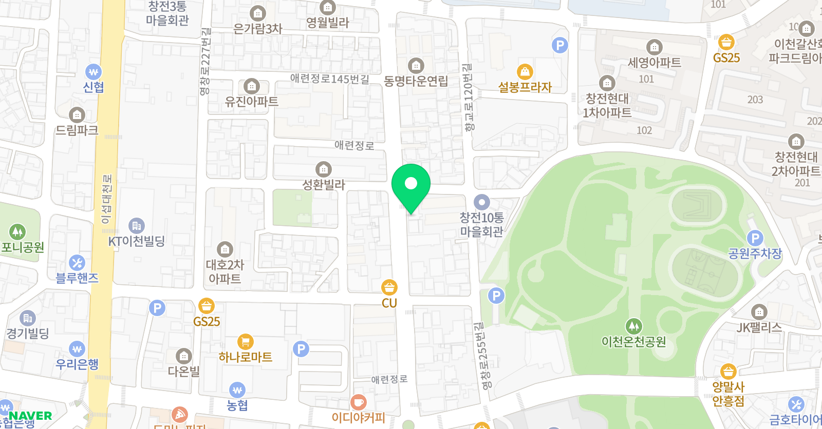 애슐리 공부방 위치