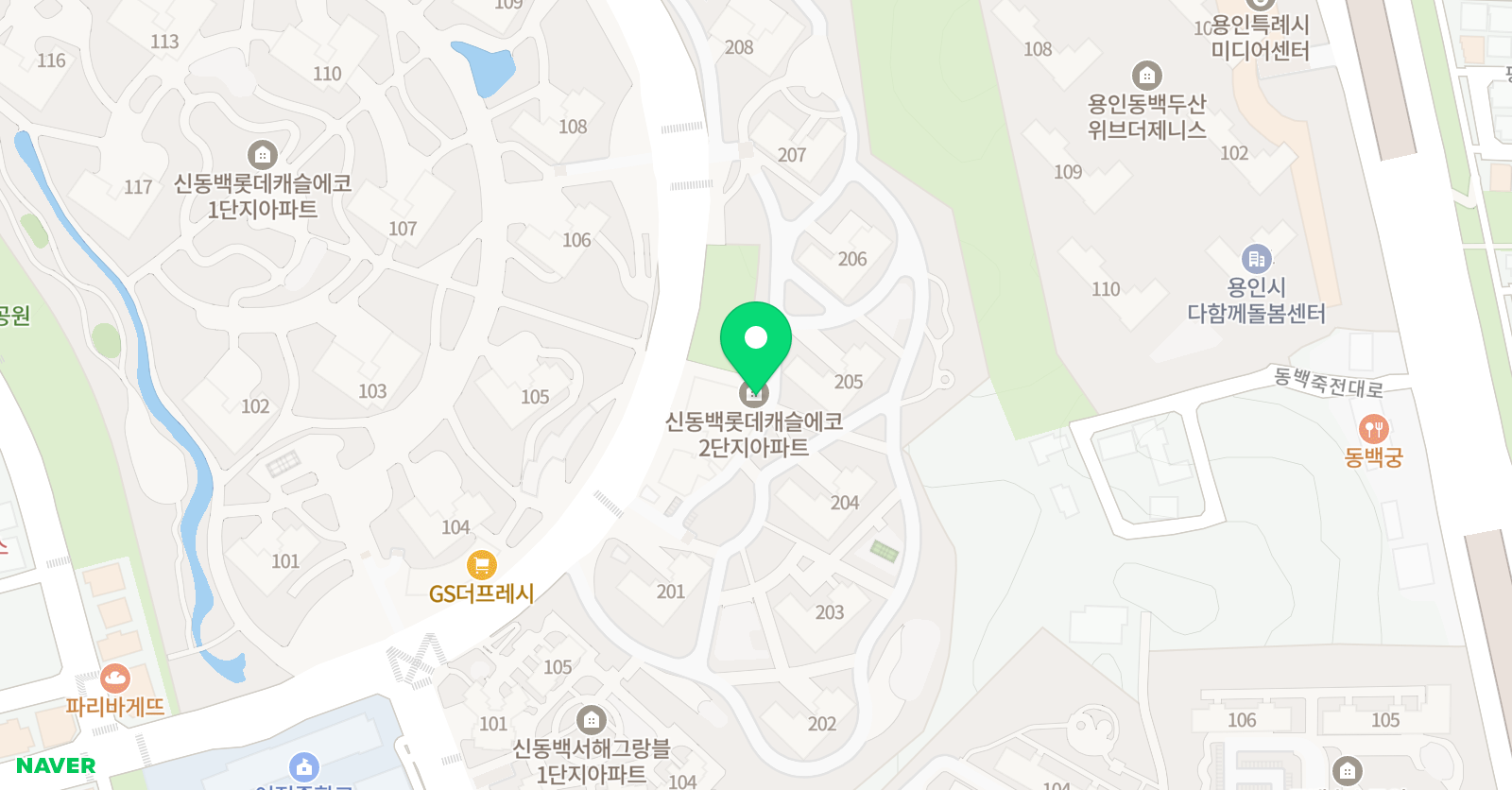 SDA삼육 어학원 용인점 위치