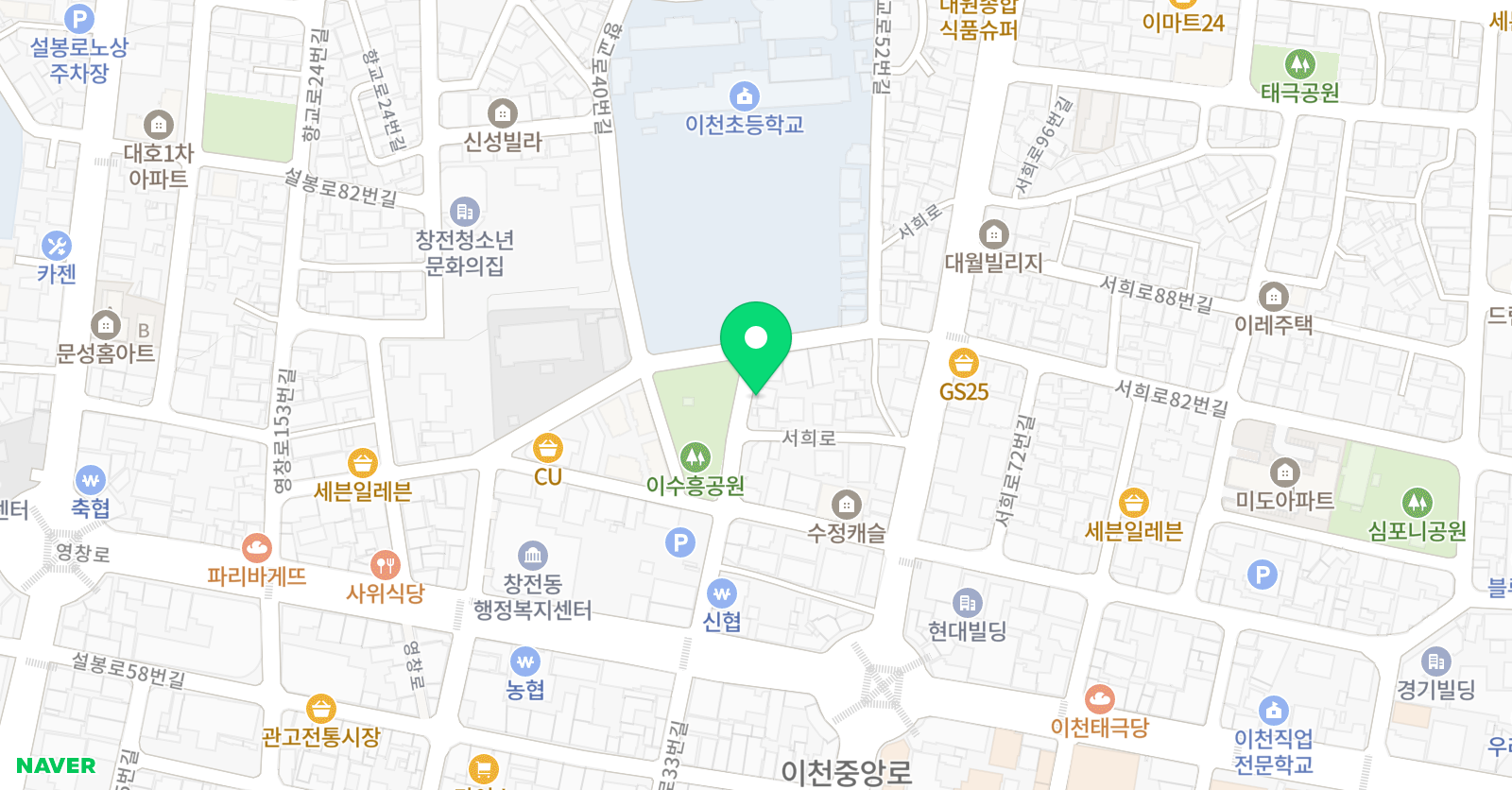 앙상블 음악교습소 위치