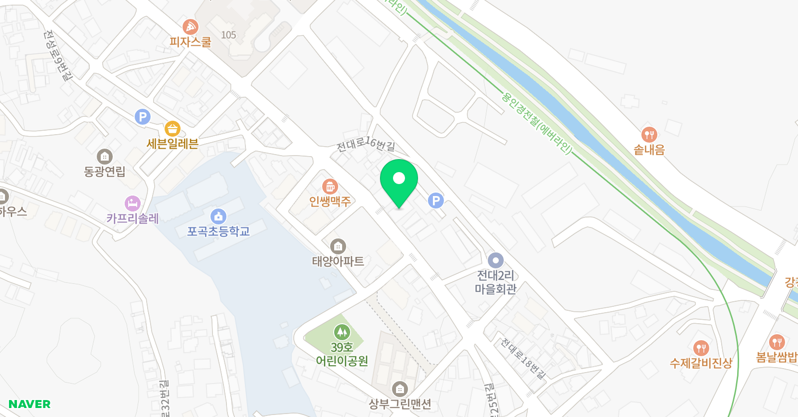 배티 영어교습소 위치