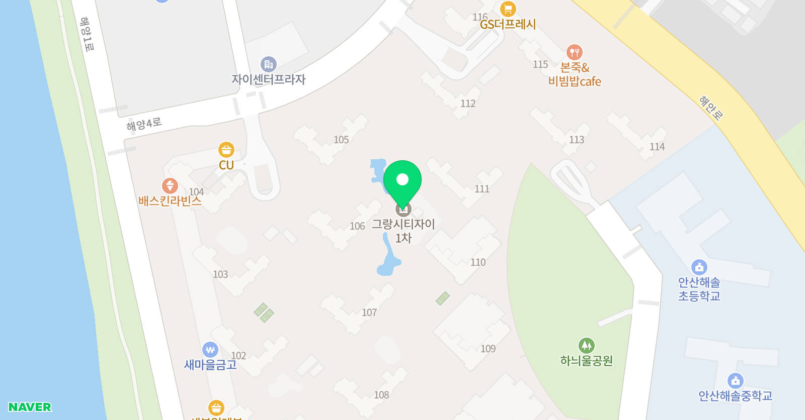 이레 국어논술 위치