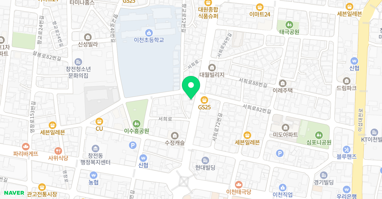비바체 피아노학원 위치