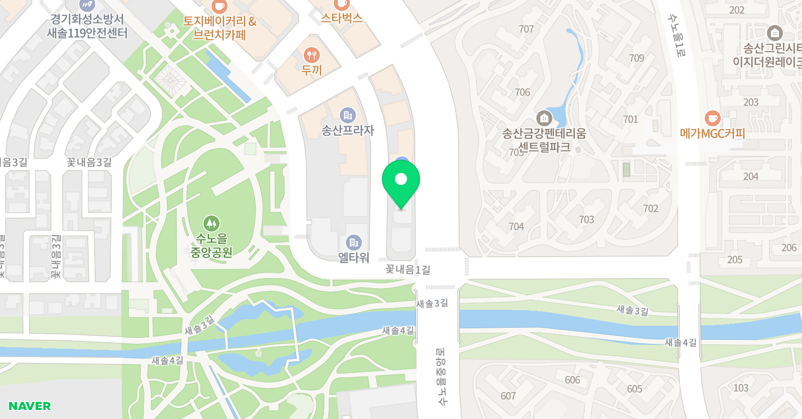 파머스 영어 화성송산캠퍼스 위치