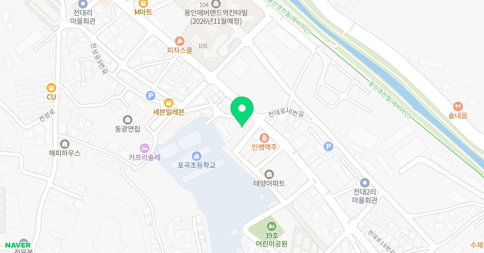 나는음악가 포곡음악학원 위치