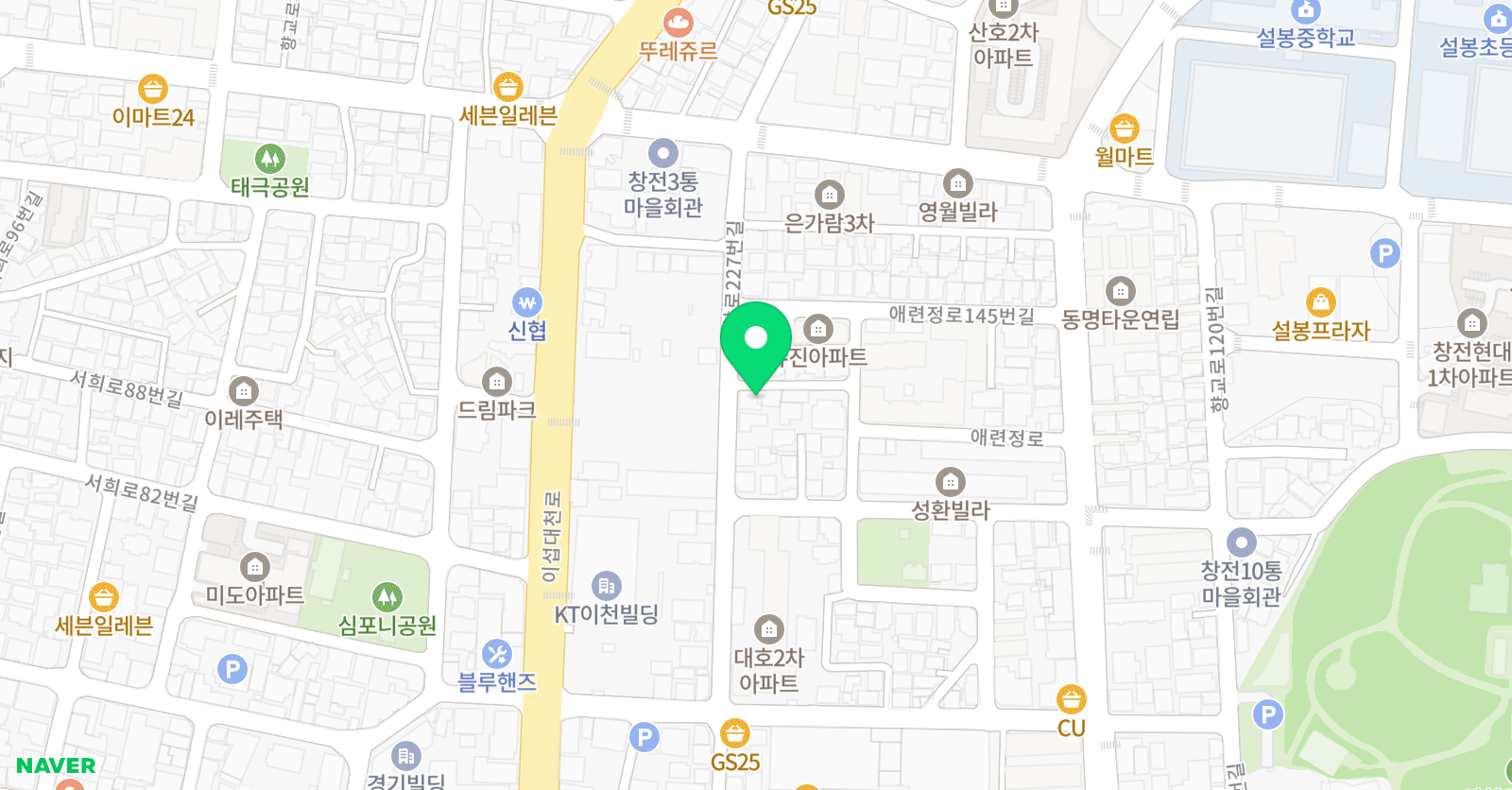히오아트 스튜디오 위치