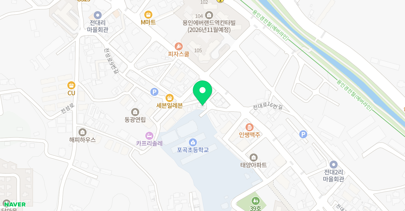 무지개 음악학원 위치