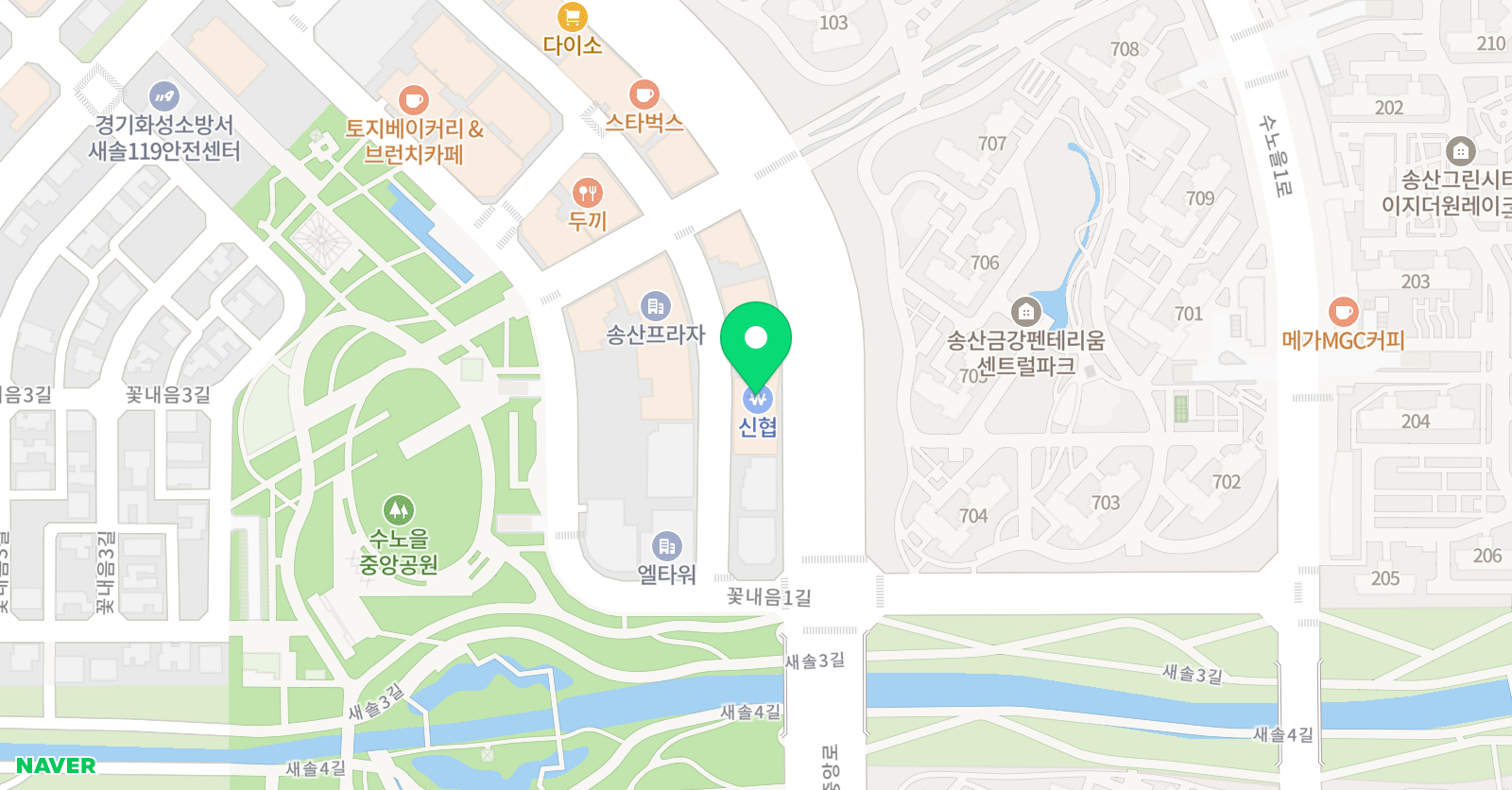 한우리독서토론논술 수노을논술교습소 위치