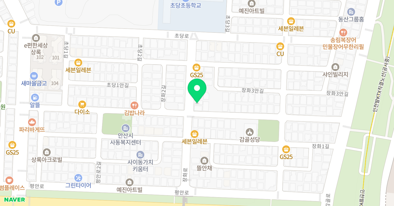 뮤엠 영어 초당NEST 위치