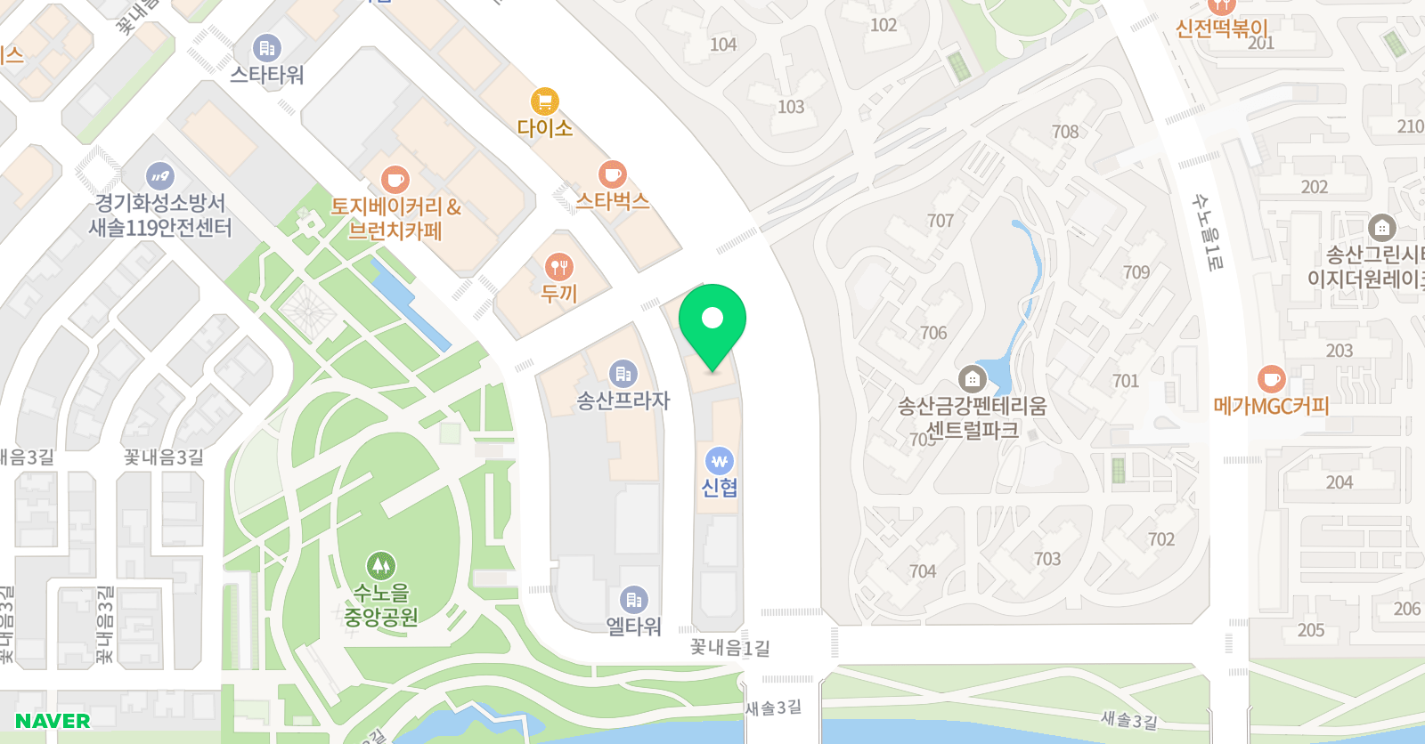 수노을 아뜰리에 미술학원 위치