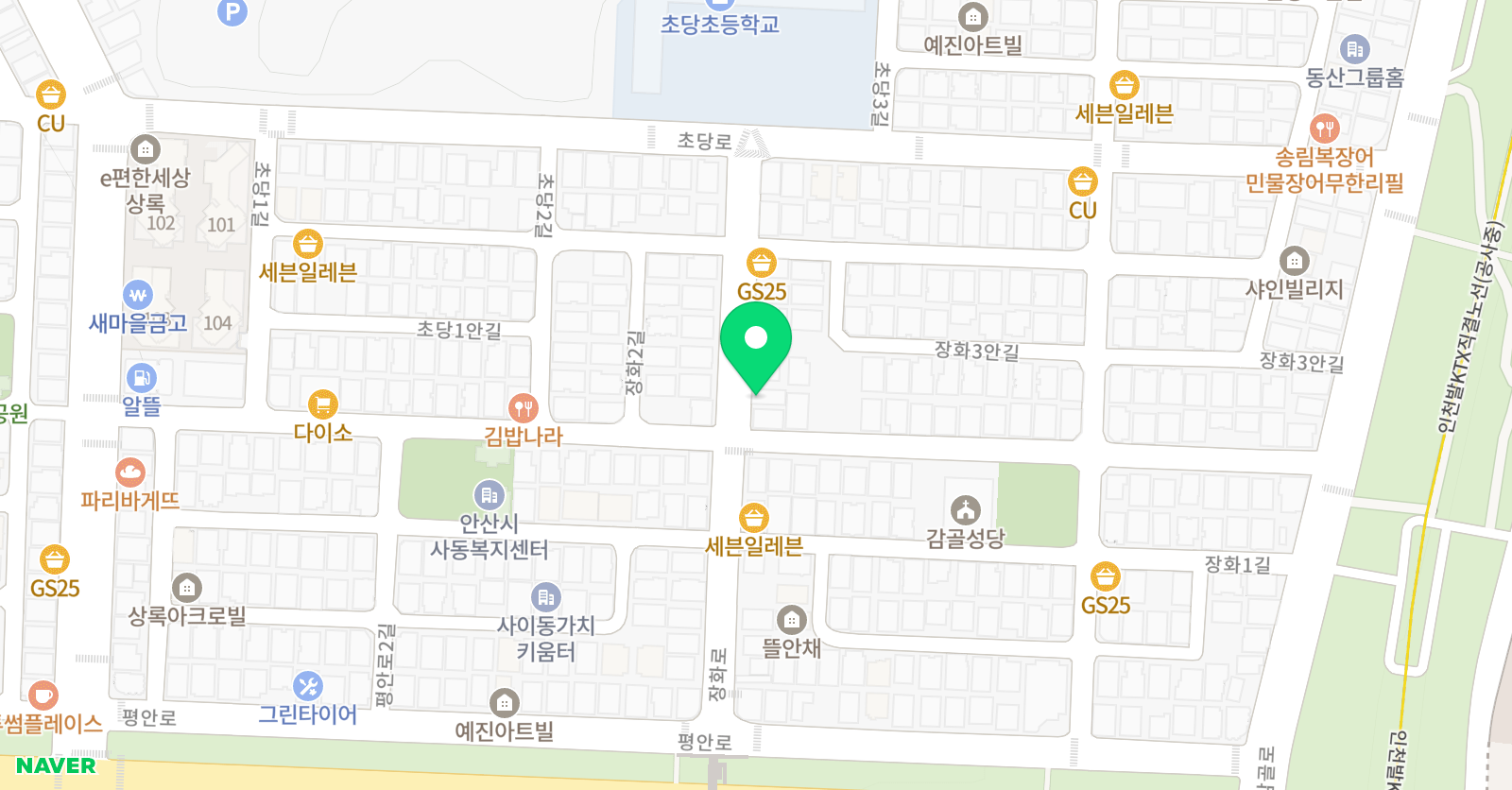 뮤엠 영어 초당점 위치