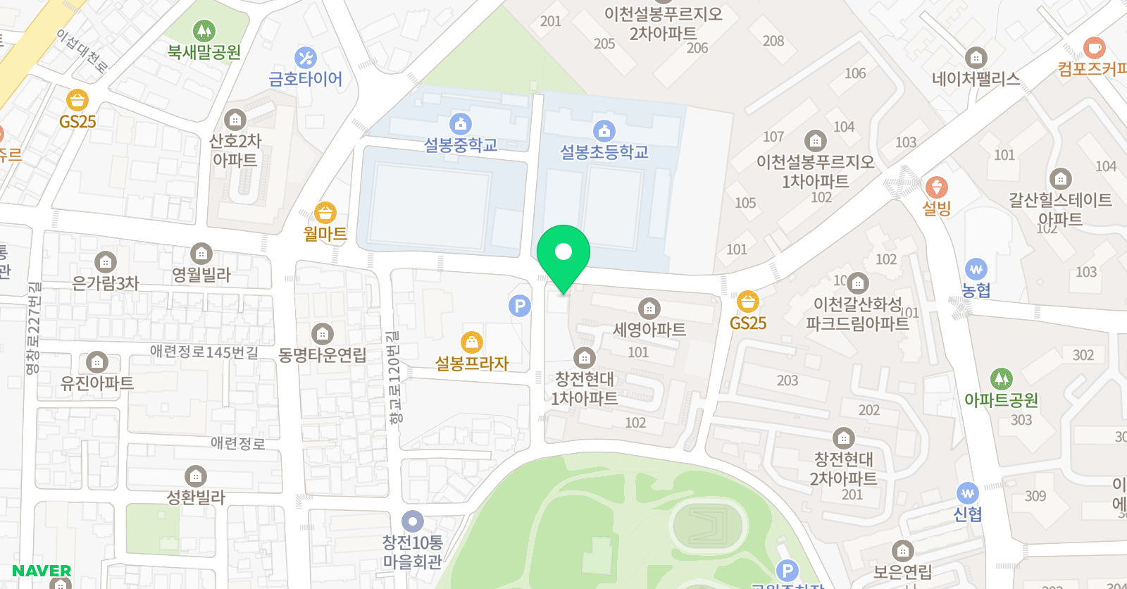 삼성영어 설봉교습소 위치