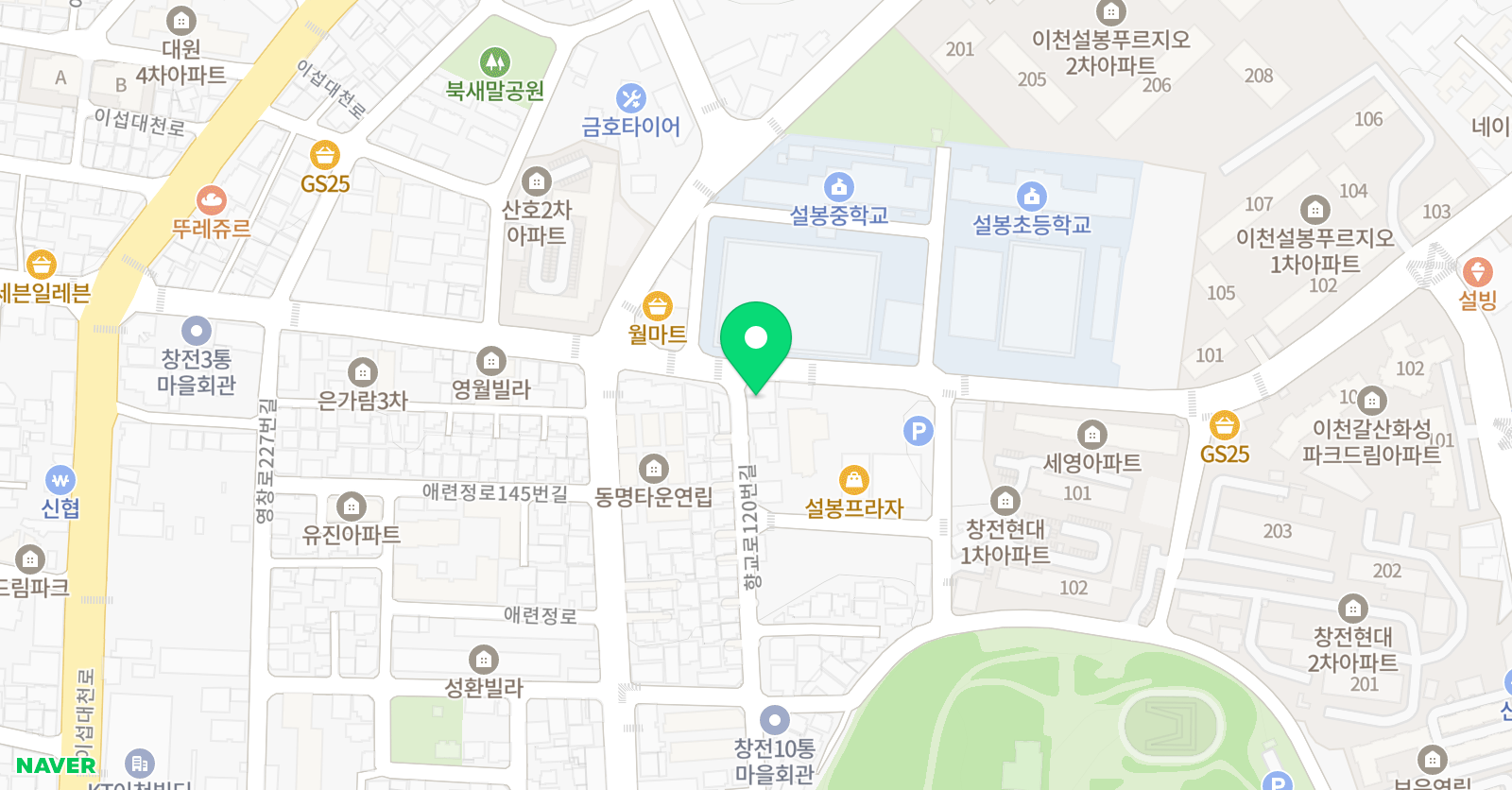로뎀나무 미술교습소 위치
