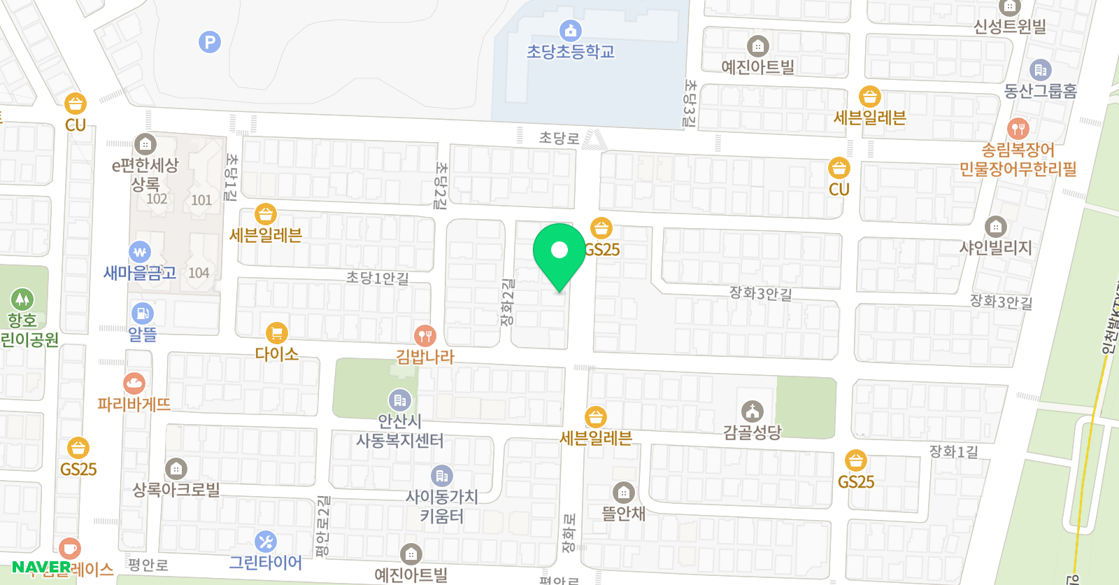 예작 미술 위치